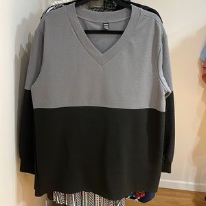 Grey and black long sleeve